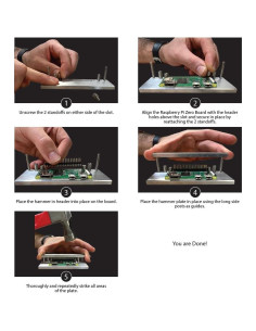 Soporte de Instalación de Pines Vilros para Raspberry Pi Zero 2