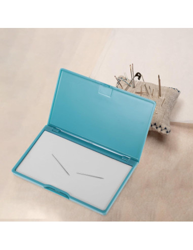 Estuche Magnético para Agujas de Coser NUOBESTY Azul