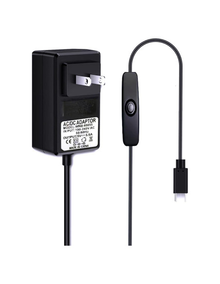 Fuente de Alimentación USB-C 27W para Raspberry Pi 5 - 5V 5.5A