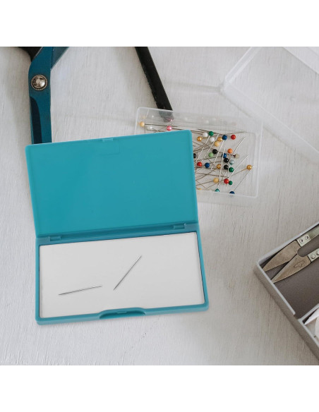 Estuche Magnético para Agujas de Coser NUOBESTY Azul