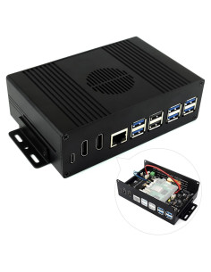 Kit Mini Computadora Todo en Uno Waveshare Pi5 Module BOX-B