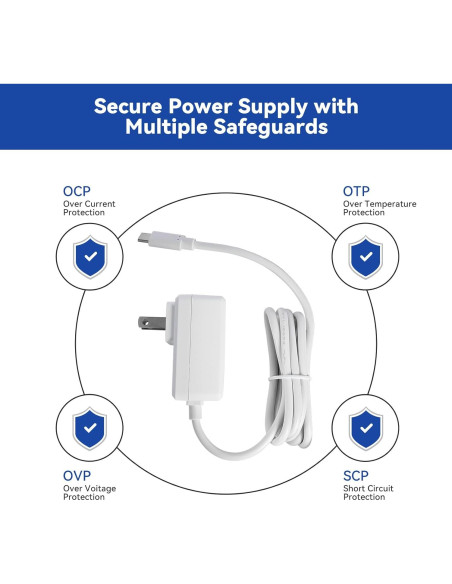 Fuente de Alimentación USB-C 27W SunFounder para Raspberry Pi 5
