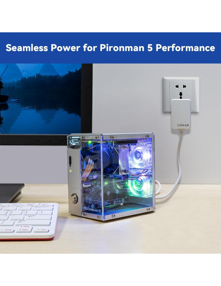 Fuente de Alimentación USB-C 27W SunFounder para Raspberry Pi 5