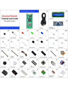 Kit de Inicio FREENOVE para Raspberry Pi Pico 2 W - 177 Artículos 2