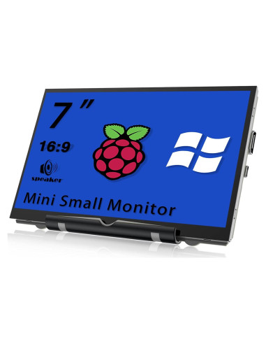 Monitor LCD 7" HAMTYSAN HDMI 800x480 para Raspberry Pi