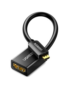 Adaptador Micro HDMI a HDMI UGREEN 4K 60Hz 20cm Alta Velocidad