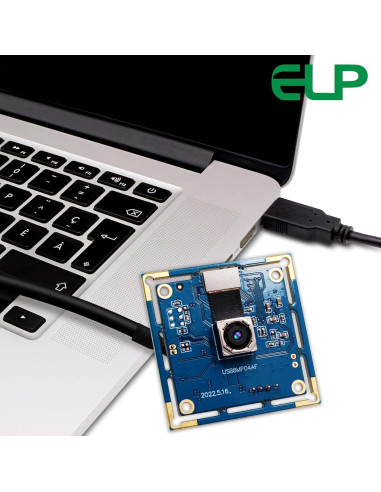 Cámara USB ELP 8MP Autofocus 4K para PC y Raspberry Pi