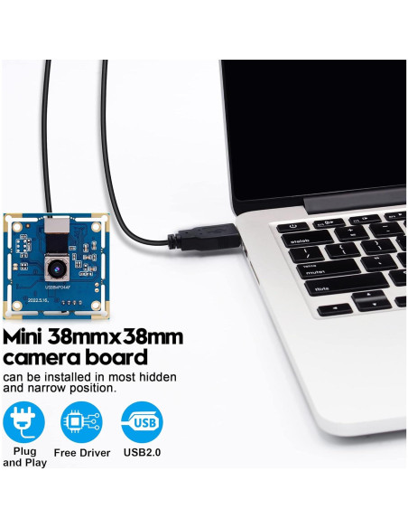 Cámara USB ELP 8MP Autofocus 4K para PC y Raspberry Pi