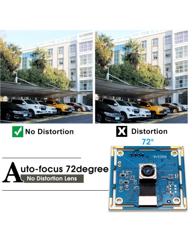 Cámara USB ELP 8MP Autofocus 4K para PC y Raspberry Pi