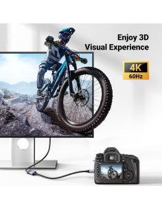 Adaptador Micro HDMI a HDMI UGREEN 4K 19.94g Gris 2