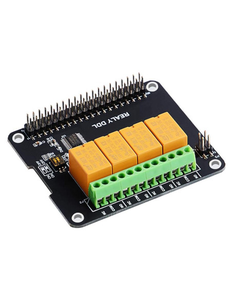 Módulo de Relé de 4 Canales GeeekPi para Raspberry Pi