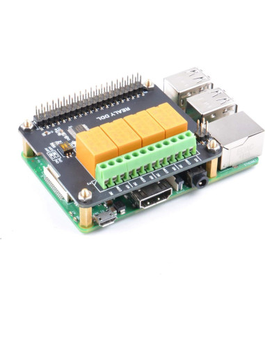 Módulo de Relé de 4 Canales GeeekPi para Raspberry Pi
