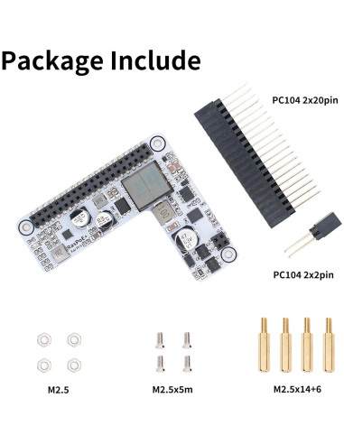 Placa PoE HAT SZSEVSIOT para Raspberry Pi 5 5V 4.5A