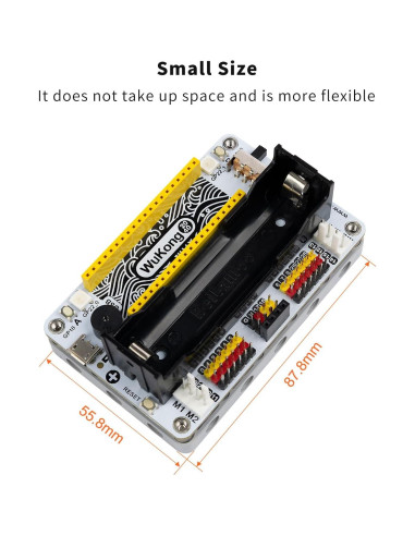 Adaptador de Placa de Expansión Wukong 2040 para Raspberry Pi Pico