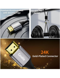 Cable Micro HDMI a HDMI 6 Metros Conable 4K 60Hz 2
