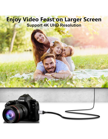 Cable Micro HDMI a HDMI 6 Metros Conable 4K 60Hz