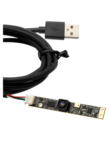Cámara USB ELP 8MP con Micrófono y Lente Gran Angular