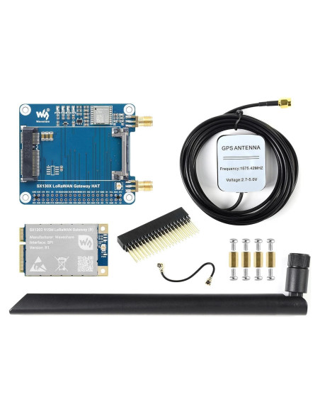 Waveshare SX1302 915M LoRaWAN Gateway HAT para Raspberry Pi