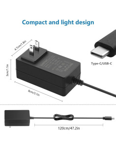 Adaptador de Alimentación USB C 5V 3A SHNITPWR para Raspberry Pi 4 2