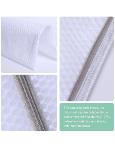 Paquete 3 Bolsas de Malla Syhskhy para Lavadora - Delicados