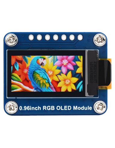 Módulo Pantalla OLED RGB 0.96" Waveshare 64x128 SPI