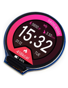 Módulo Pantalla LCD Redonda 1.28" Waveshare 240x240 RGB