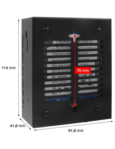 Caja de Metal Geekworm X1100-C1 para Raspberry Pi 5