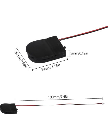 5 Piezas Caja de Batería RTC DWEII Compatible Raspberry Pi 5