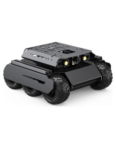 Robot Rover AI Waveshare 6 Ruedas 4WD para Raspberry Pi 5