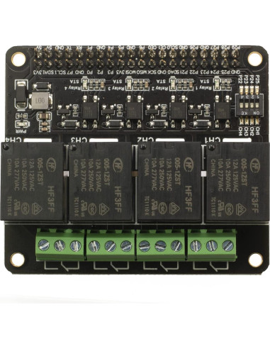 Módulo de expansión de relé 4 canales XICOOLEE para Raspberry Pi