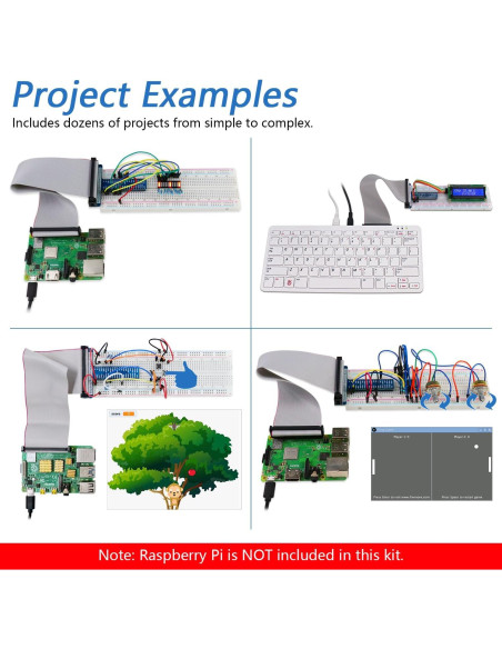 Kit de Inicio Ultrasonido FREENOVE para Raspberry Pi 5/4/3B+