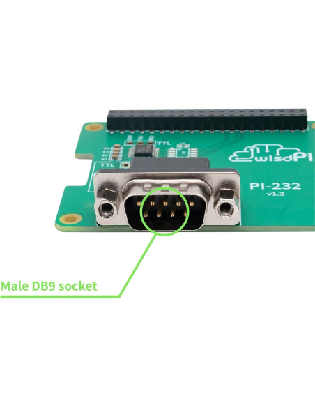 Placa de Expansión RS232 HAT SZSEVSIOT para Raspberry Pi