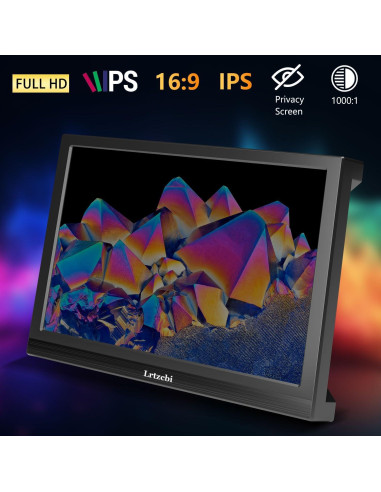 Monitor Portátil Táctil 13.3" FHD 1920x1080 IPS con Privacidad