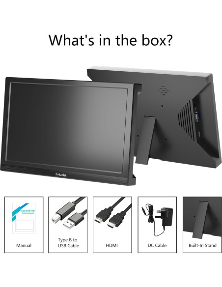 Monitor Portátil Táctil 13.3" FHD 1920x1080 IPS con Privacidad