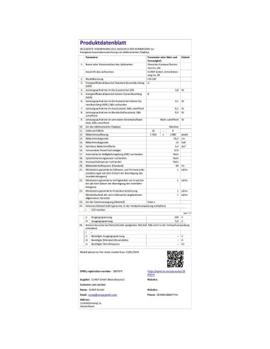 Monitor Portátil Táctil 13.3" FHD 1920x1080 IPS con Privacidad