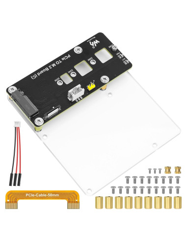 Adaptador PCIe a M.2 NVMe FancyWhoop para Raspberry Pi 5