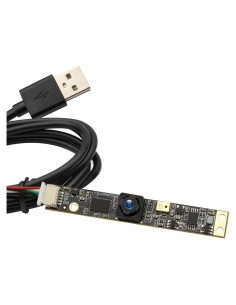 Cámara USB ELP 8MP con Micrófono y Lente Gran Angular