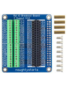 Placa de Expansión GPIO naughtystarts para Raspberry Pi 5/4B/3B+