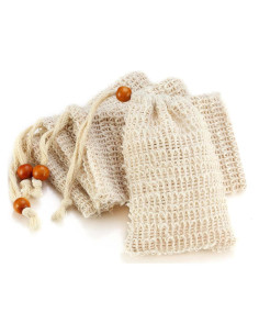 Bolsa de Jabón Natural AMAHOMESA 4 Paquetes Exfoliante