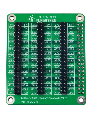 Módulo de Expansión GPIO Risingsaplings para Raspberry Pi 3/2/B+/Zero