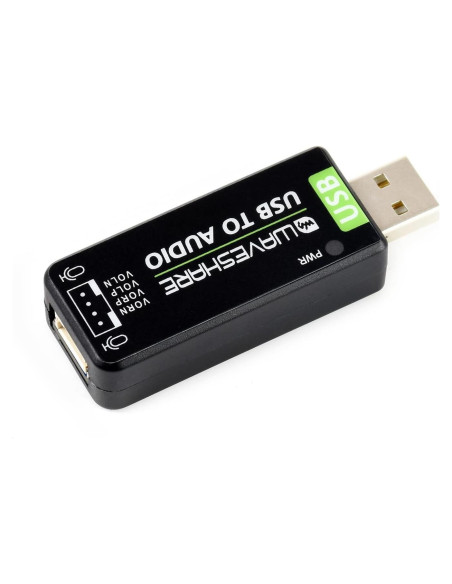 Tarjeta de Sonido USB Waveshare para Raspberry Pi y Jetson Nano