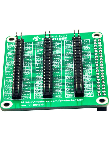 Módulo de Expansión GPIO Risingsaplings para Raspberry Pi 3/2/B+/Zero