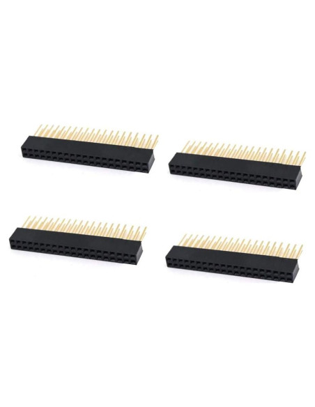 Conector Apilable Femenino 2x20 Pines Treedix - Paquete de 4