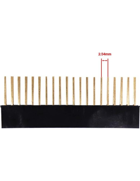 Conector Apilable Femenino 2x20 Pines Treedix - Paquete de 4