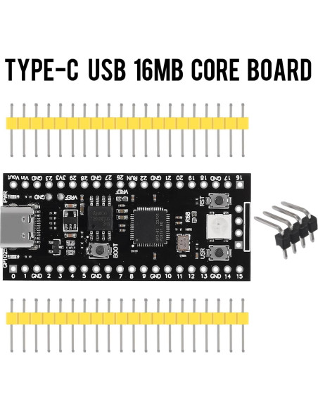 Placa Base Doble Núcleo RP2040 16MB ACEIRMC USB-C