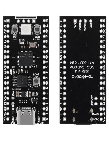 Placa Base Doble Núcleo RP2040 16MB ACEIRMC USB-C