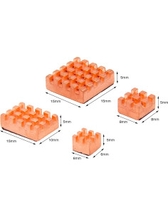 Enfriador de CPU Geekworm 8 PZS Disipadores de Cobre 2