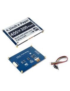 Módulo E-Ink 4.2" UeeKKoo 400x300 Compatible Raspberry Pi