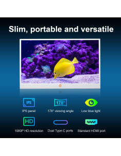 Monitor Portátil Full HD 14" Orange Pi con Altavoces Integrados 2