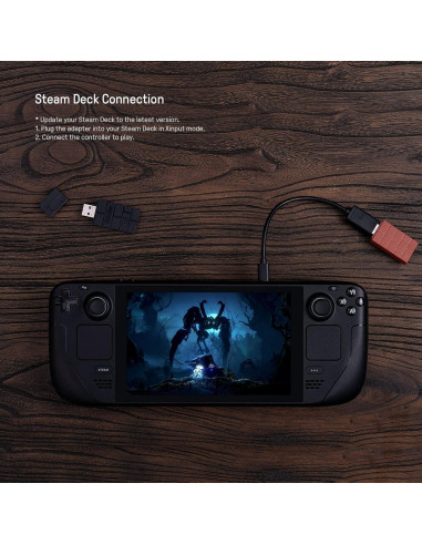 Adaptador Inalámbrico USB 8Bitdo 2 para Xbox, PS5, Switch